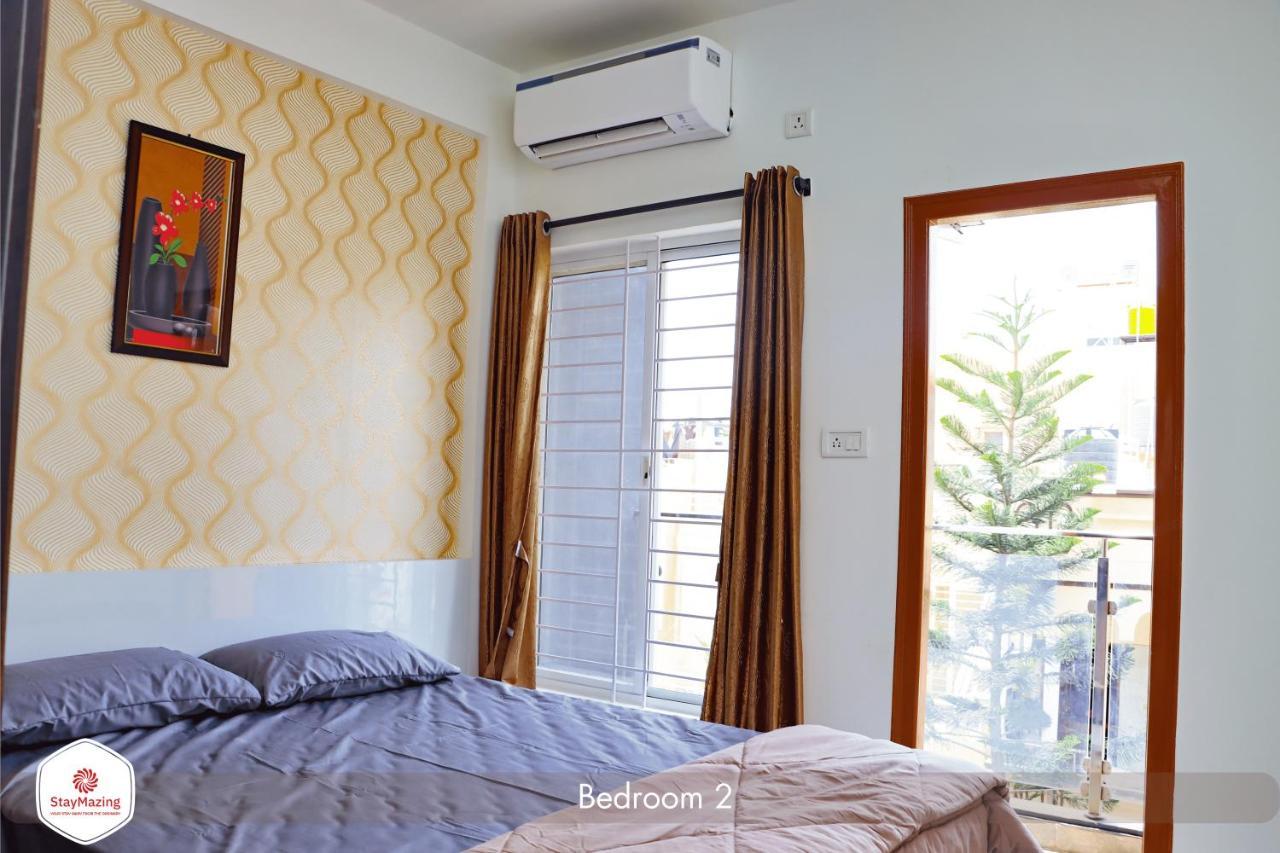 Staymazing-1,2 & 3 Bhk Ac Apartments In Hebbal-5Mins To Manyata-30Mins To Airport Bangalore Esterno foto