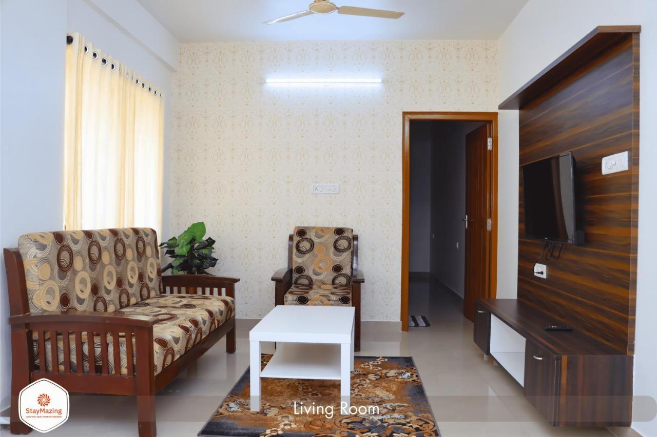 Staymazing-1,2 & 3 Bhk Ac Apartments In Hebbal-5Mins To Manyata-30Mins To Airport Bangalore Esterno foto