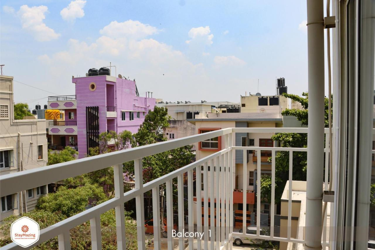 Staymazing-1,2 & 3 Bhk Ac Apartments In Hebbal-5Mins To Manyata-30Mins To Airport Bangalore Esterno foto