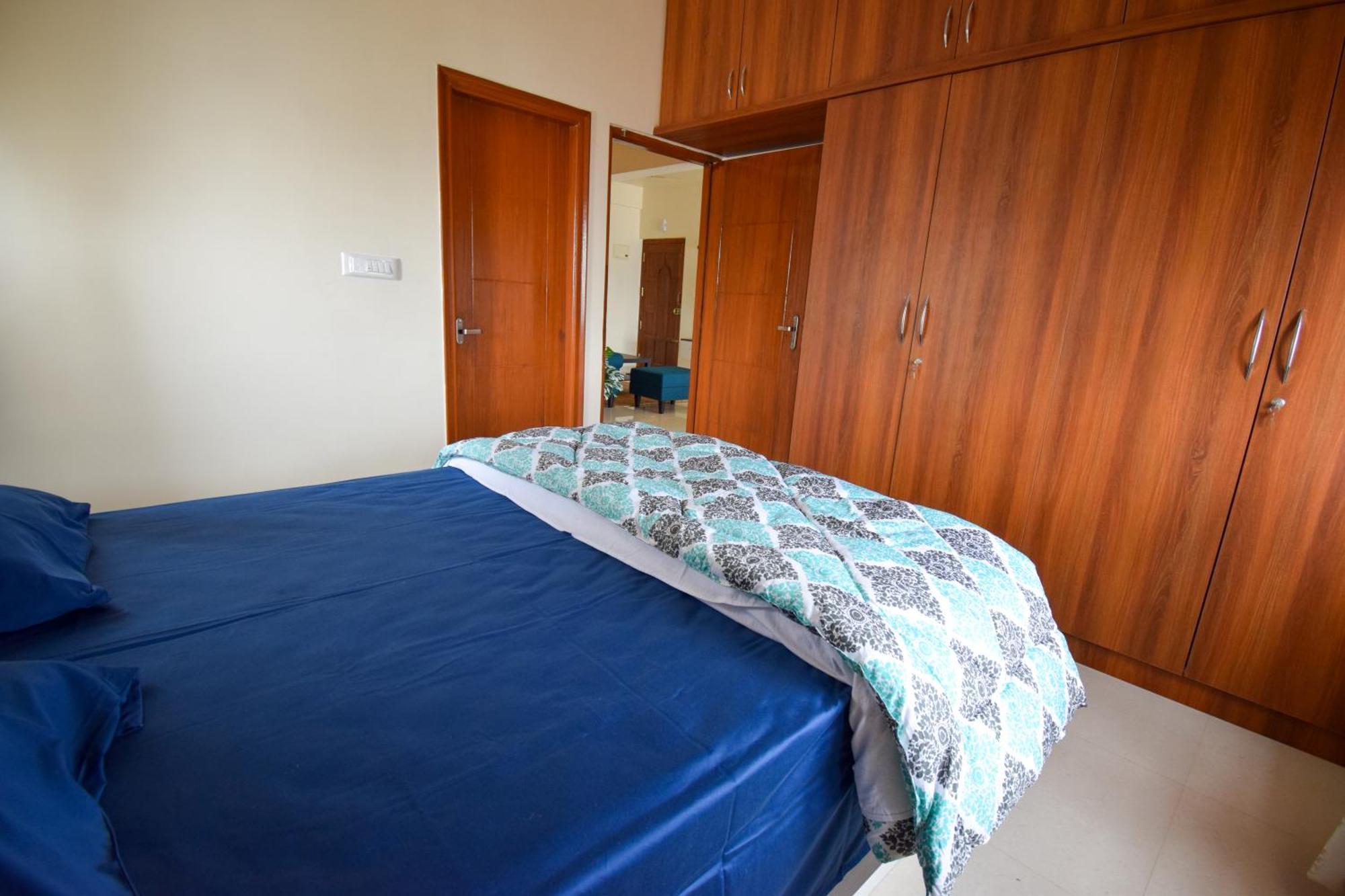 Staymazing-1,2 & 3 Bhk Ac Apartments In Hebbal-5Mins To Manyata-30Mins To Airport Bangalore Esterno foto
