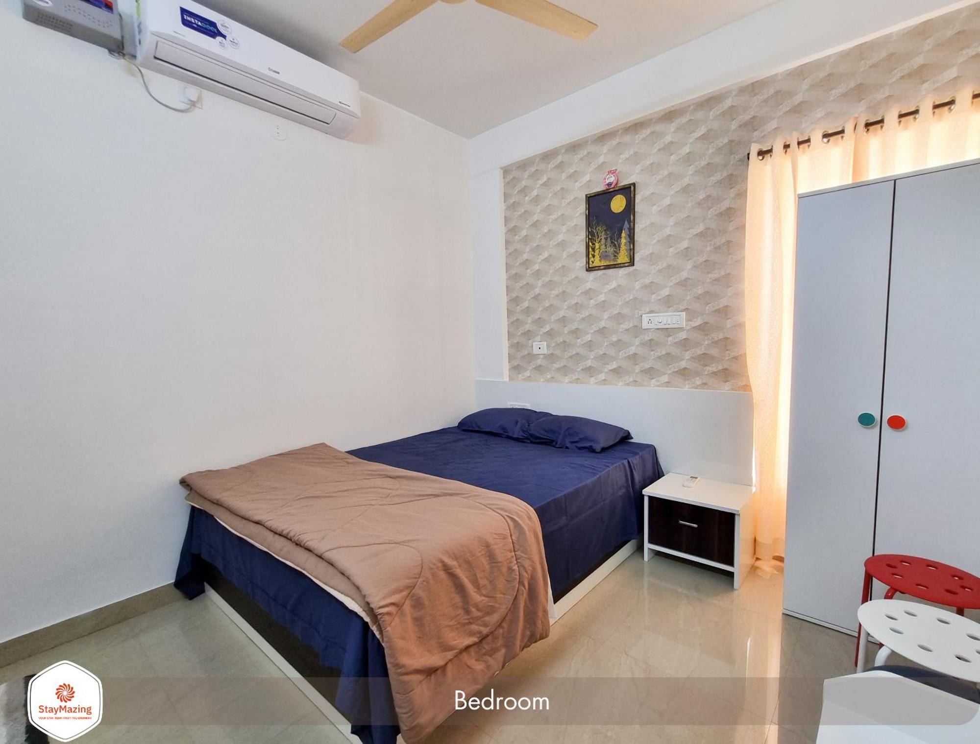 Staymazing-1,2 & 3 Bhk Ac Apartments In Hebbal-5Mins To Manyata-30Mins To Airport Bangalore Esterno foto